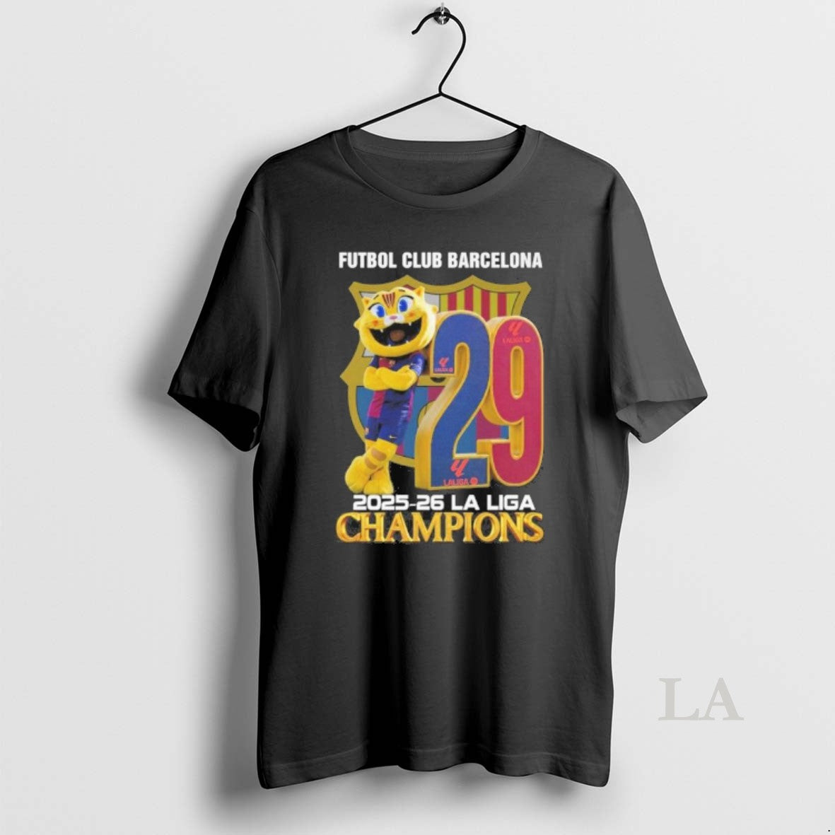 Original Futbol Club Barcelona Mascot 2025 26 La Liga - Adult & Kids T-Shirts, Sweatshirts & Hoodies apparel design preview 1