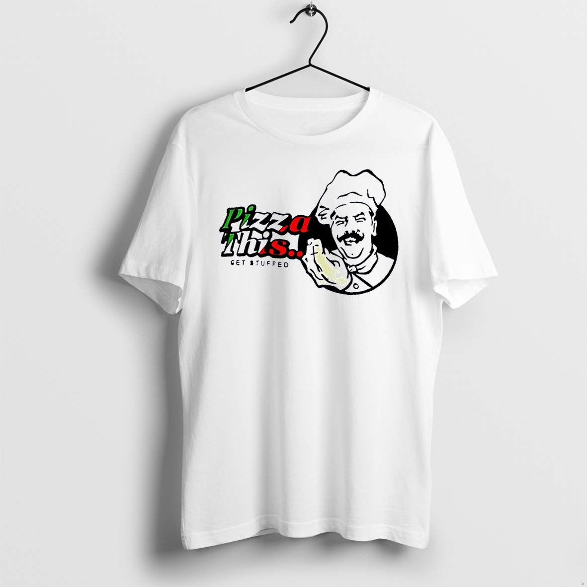 Original Gta Pizza This Get Stuffed White Jpg - Adult & Kids T-Shirts, Sweatshirts & Hoodies apparel design preview 1