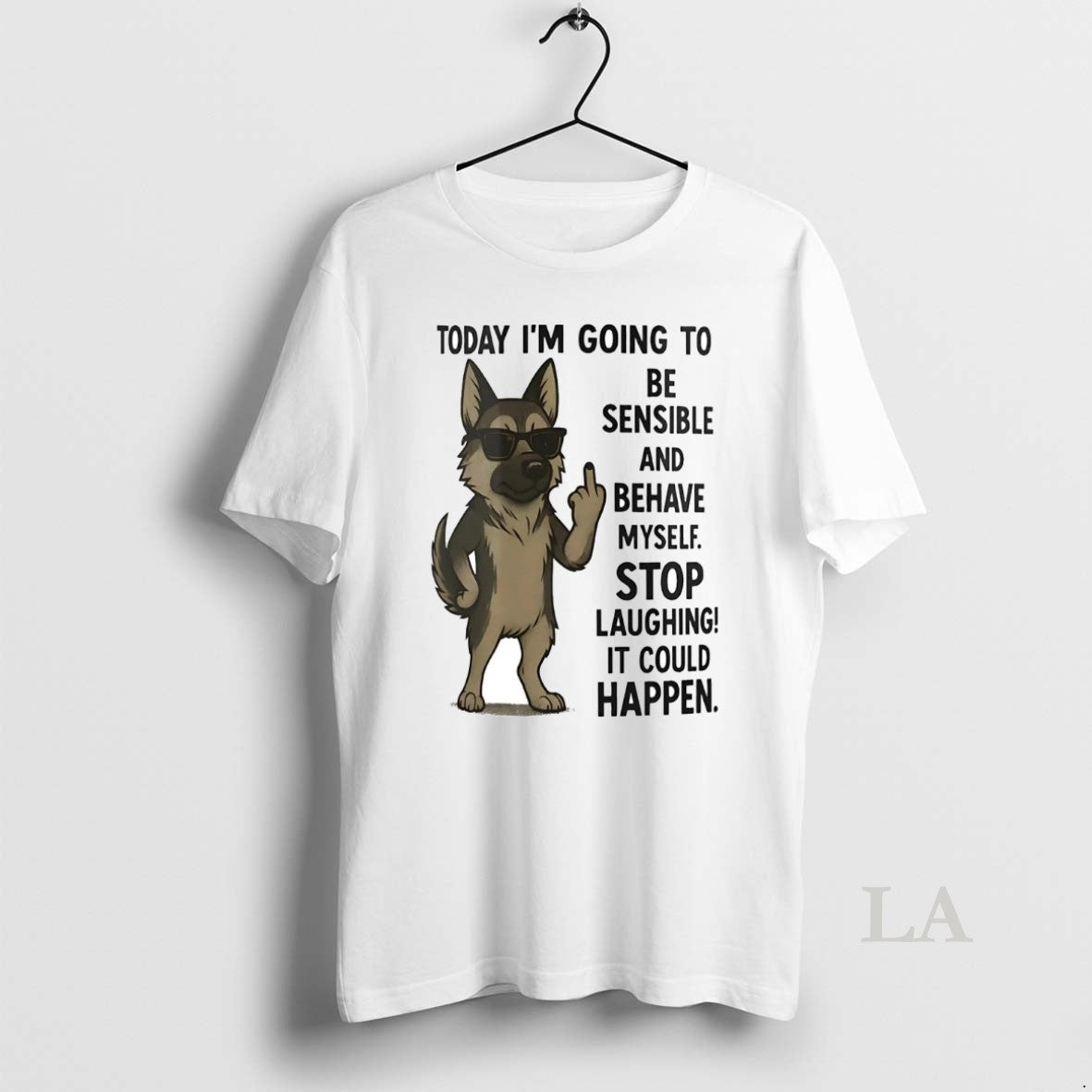 Original German Shepherd Today Im Going To Be - Adult & Kids T-Shirts, Sweatshirts & Hoodies apparel design preview 1