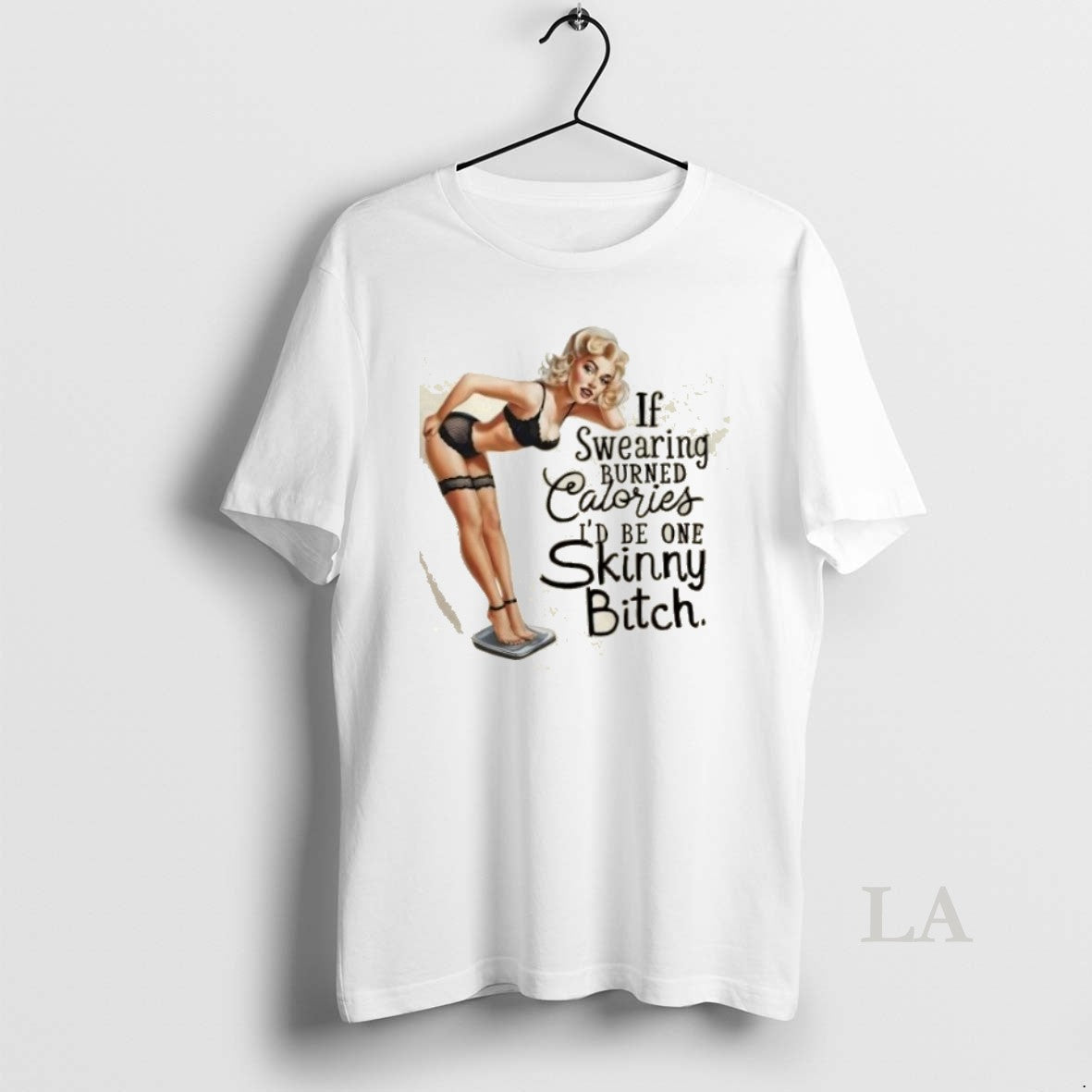 Original Girl If Swearing Burned Calories Id Be One - Adult & Kids T-Shirts, Sweatshirts & Hoodies apparel design preview 1