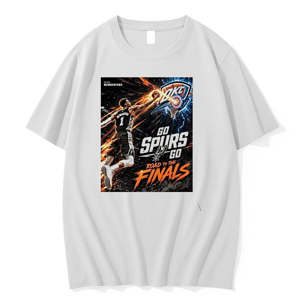 Original Go San Antonio Spurs Road To The Finals Jpg - Adult & Kids T-Shirts, Sweatshirts & Hoodies apparel design preview 1