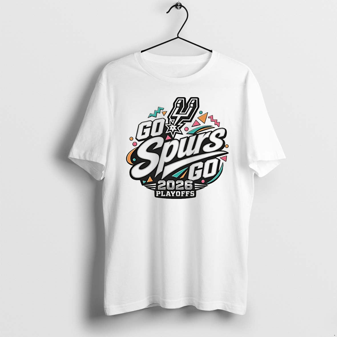 Original Go Spurs 2026 Playoffs San Antonio Vintage - Adult & Kids T-Shirts, Sweatshirts & Hoodies apparel design preview 1