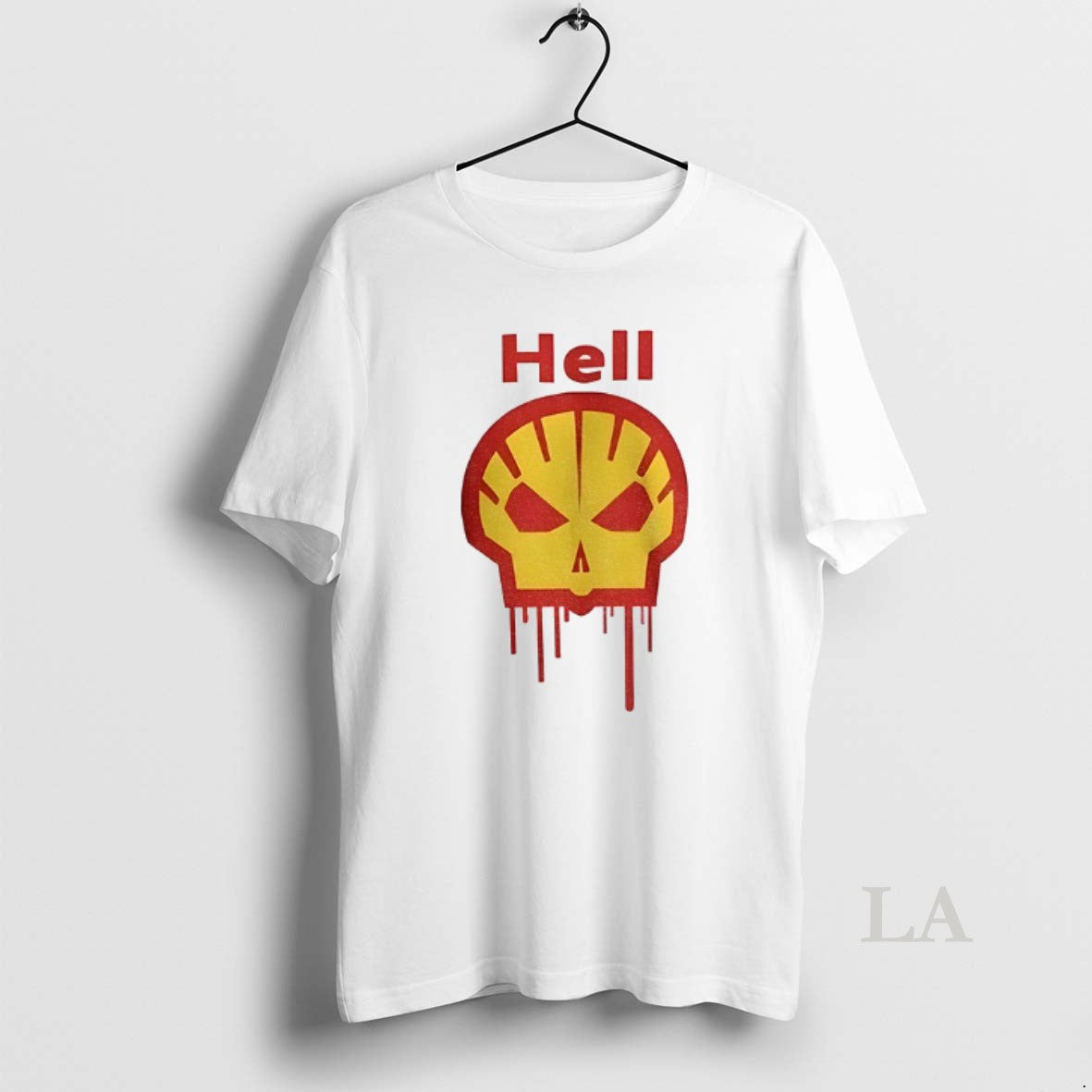 Original Hell Shell Parody Logo - Adult & Kids T-Shirts, Sweatshirts & Hoodies apparel design preview 1