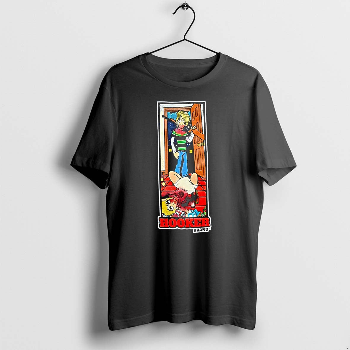 Original Hooker Brand Kurts Revenge Cartoon Jpg - Adult & Kids T-Shirts, Sweatshirts & Hoodies apparel design preview 1