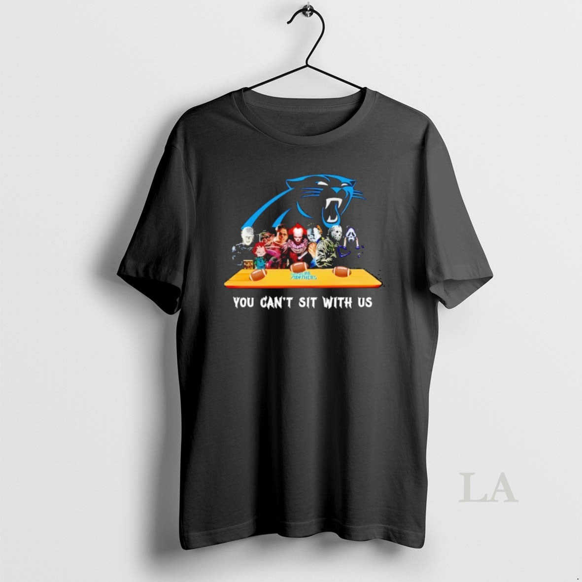 Original Horror Movie Characters You Cant Sit With Us - Adult & Kids T-Shirts, Sweatshirts & Hoodies apparel design preview 1
