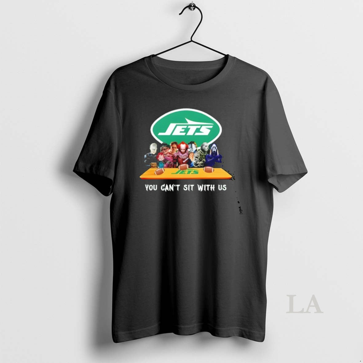 Original Horror Movie Characters You Cant Sit With Us - Adult & Kids T-Shirts, Sweatshirts & Hoodies apparel design preview 1