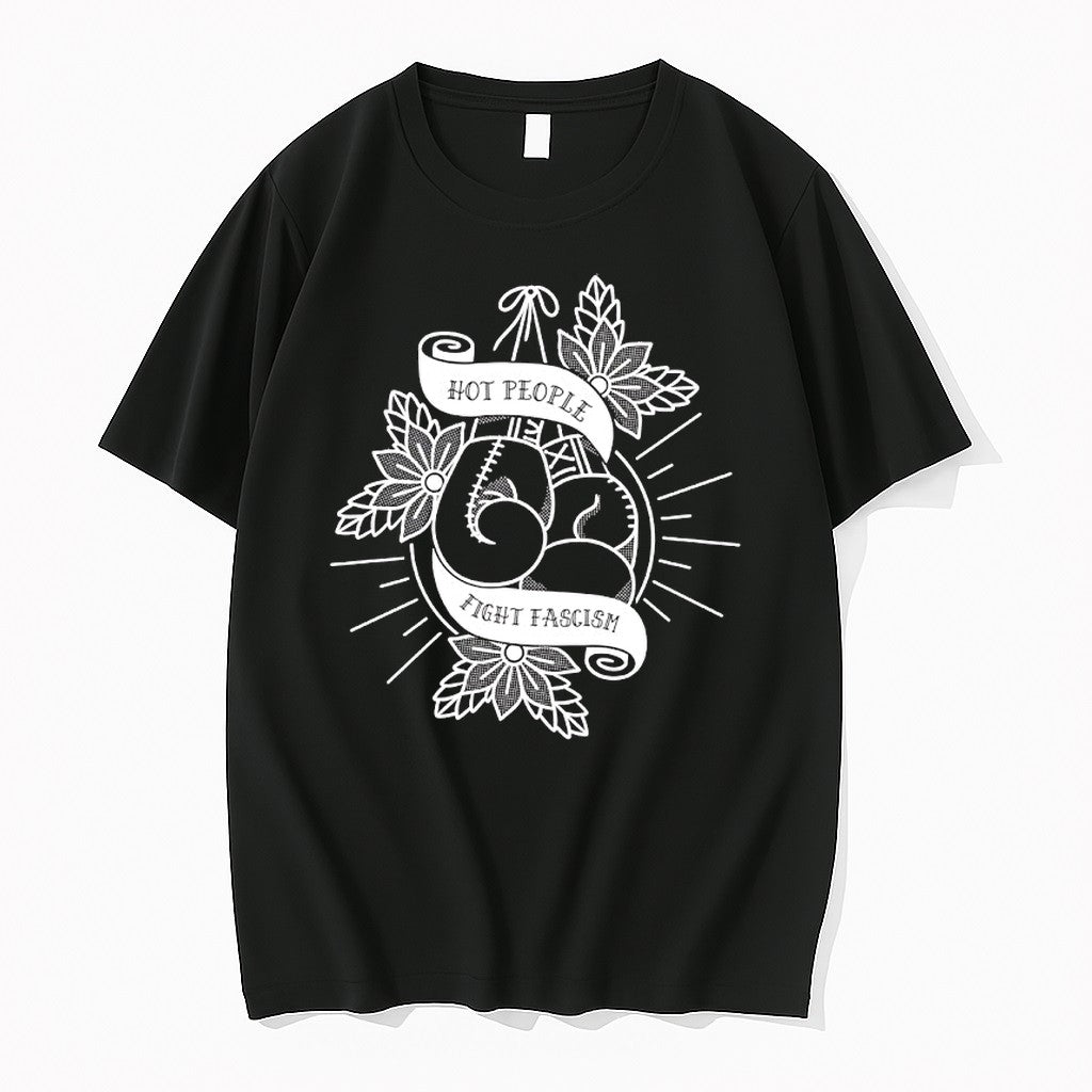 Original Hot People Boxing Fight Fascism Classic Jpg - Adult & Kids T-Shirts, Sweatshirts & Hoodies apparel design preview 1