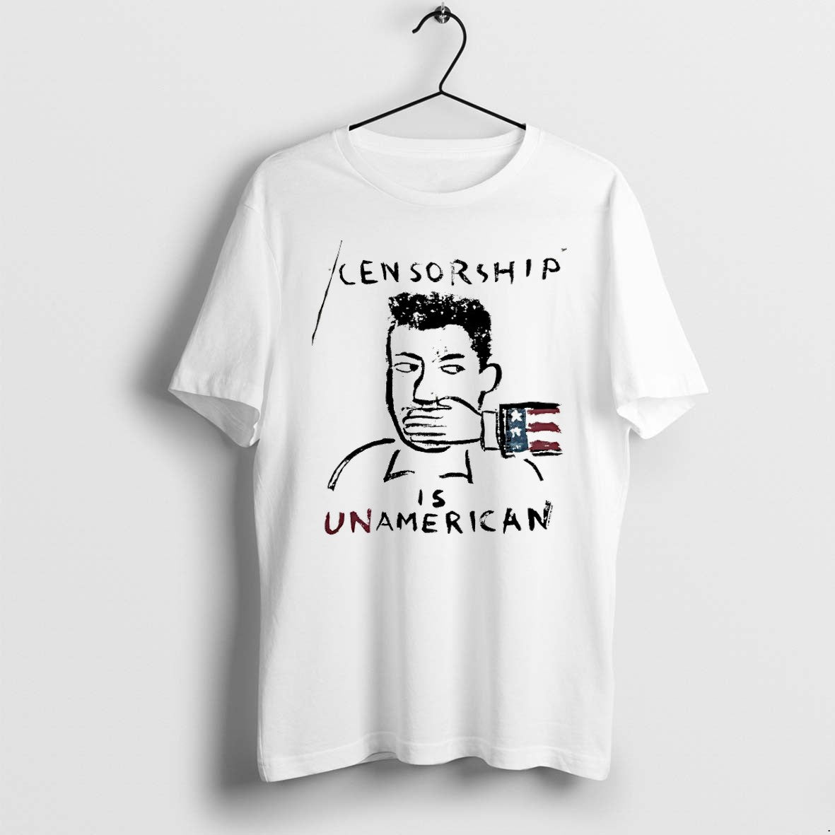 Original Human Censorship Is Unamerican Jpg - Adult & Kids T-Shirts, Sweatshirts & Hoodies apparel design preview 1