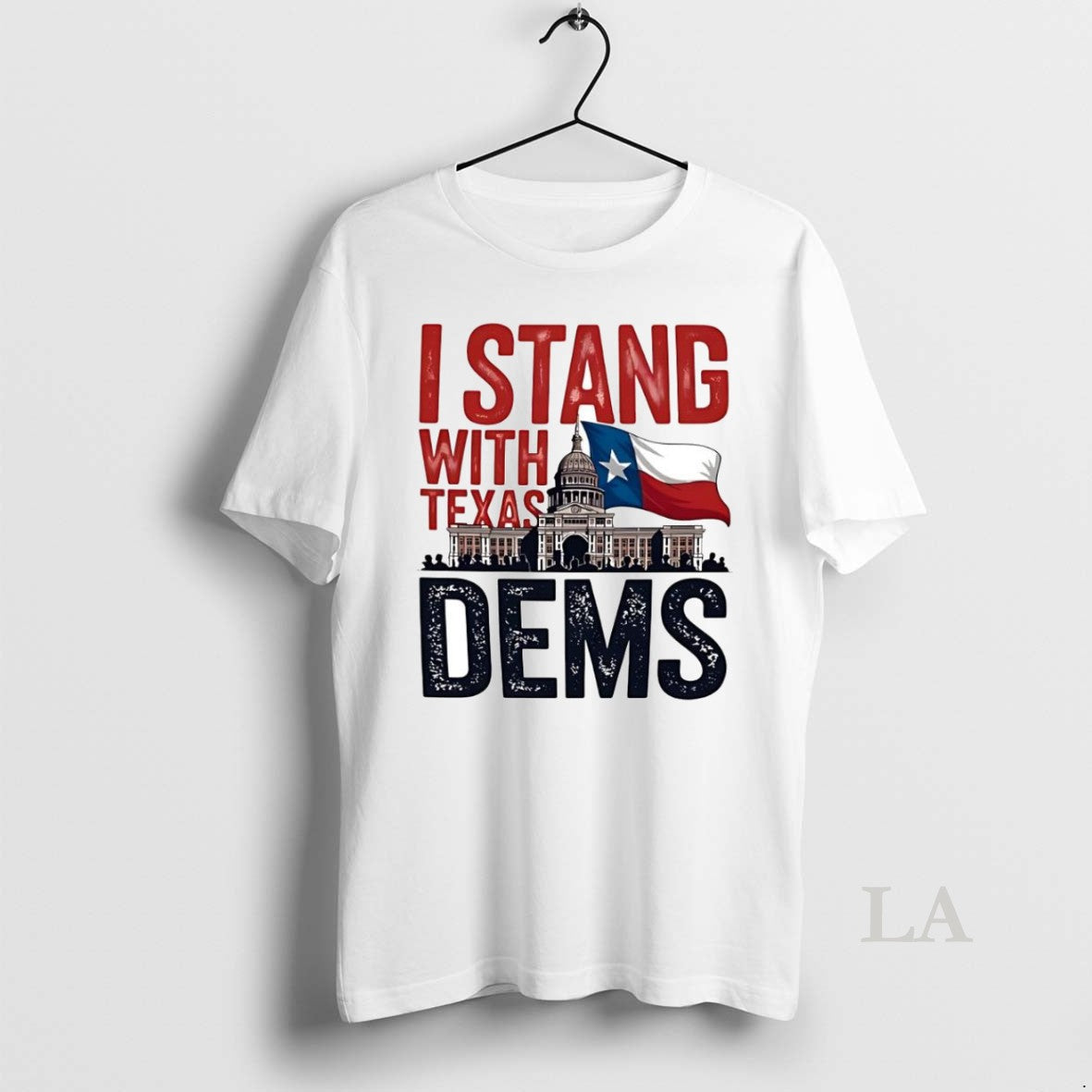Original I Stand With Texas Dems - Adult & Kids T-Shirts, Sweatshirts & Hoodies apparel design preview 1