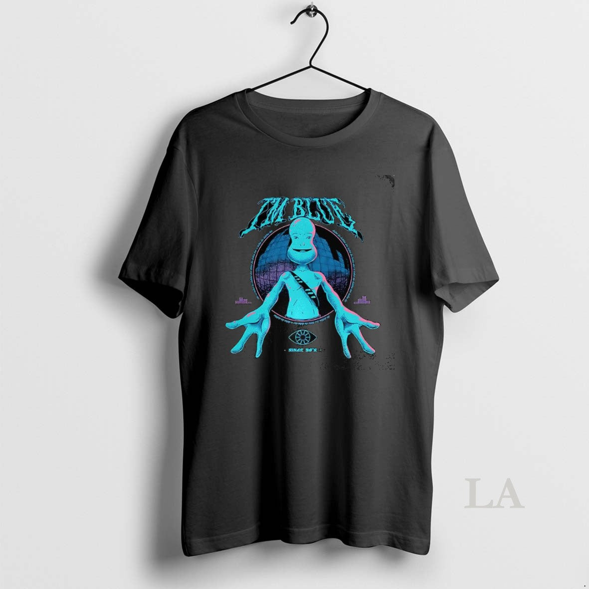 Original Im Blue Alien Since 90s One Eye Icon - Adult & Kids T-Shirts, Sweatshirts & Hoodies apparel design preview 1