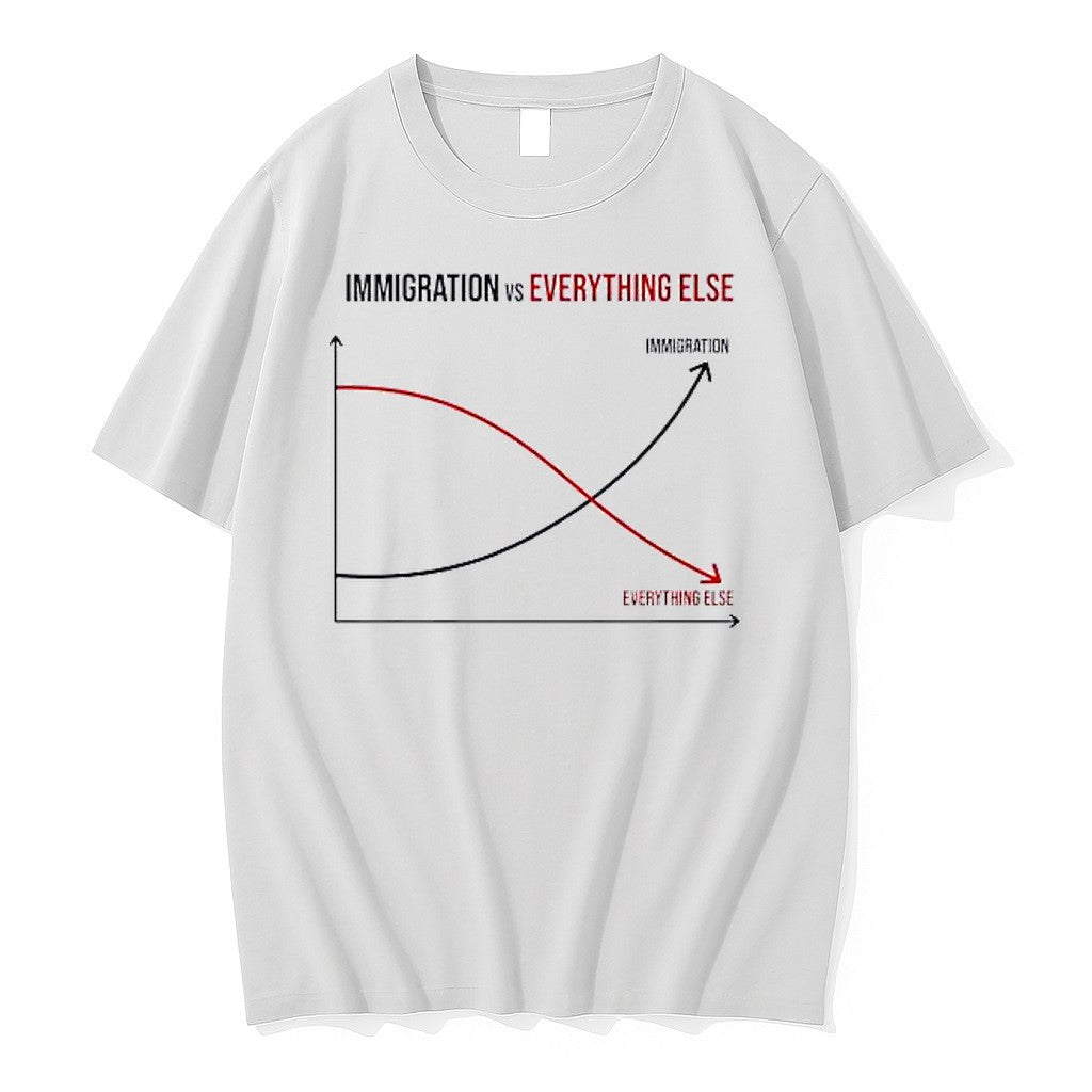 Original Immigration Vs Everything Else Jpg - Adult & Kids T-Shirts, Sweatshirts & Hoodies apparel design preview 1
