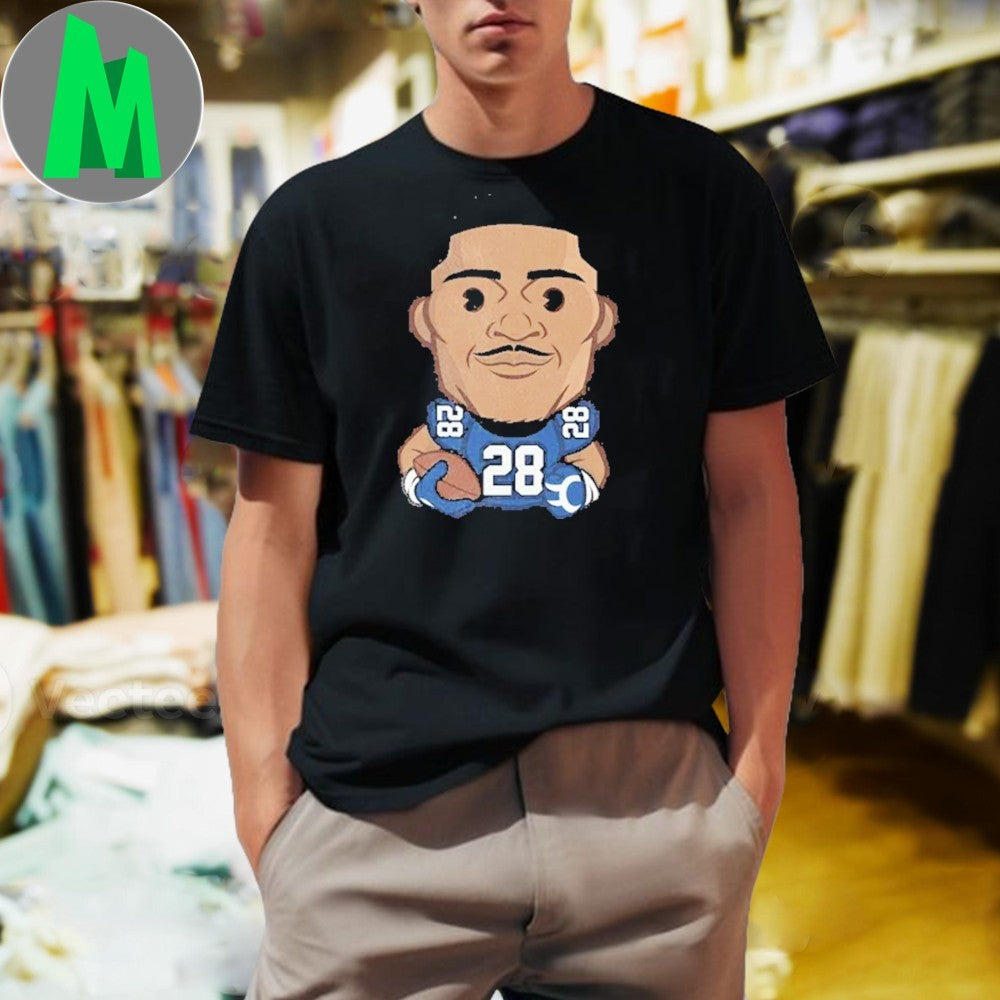 Original Indianapolis Colts Jonathan Taylor Emoji - Adult & Kids T-Shirts, Sweatshirts & Hoodies apparel design preview 1