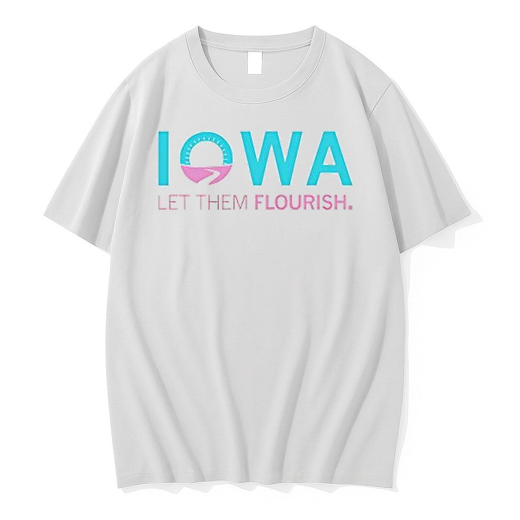 Original Iowa Let Them Flourish Jpg - Adult & Kids T-Shirts, Sweatshirts & Hoodies apparel design preview 1