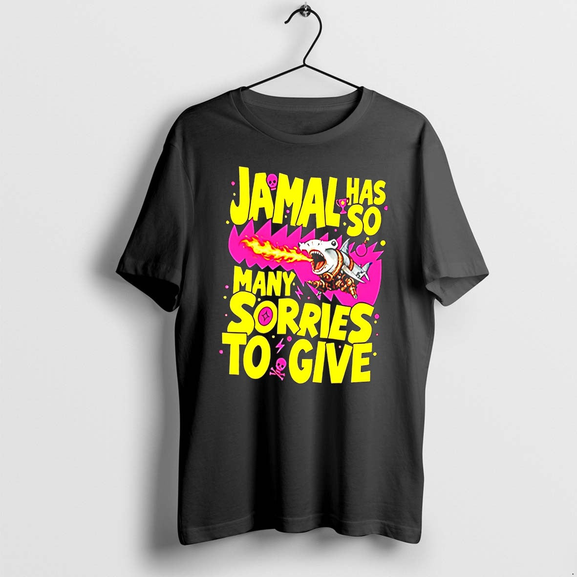Original Jamal Has So Many Sorries To Give Funny Jpg - Adult & Kids T-Shirts, Sweatshirts & Hoodies apparel design preview 1