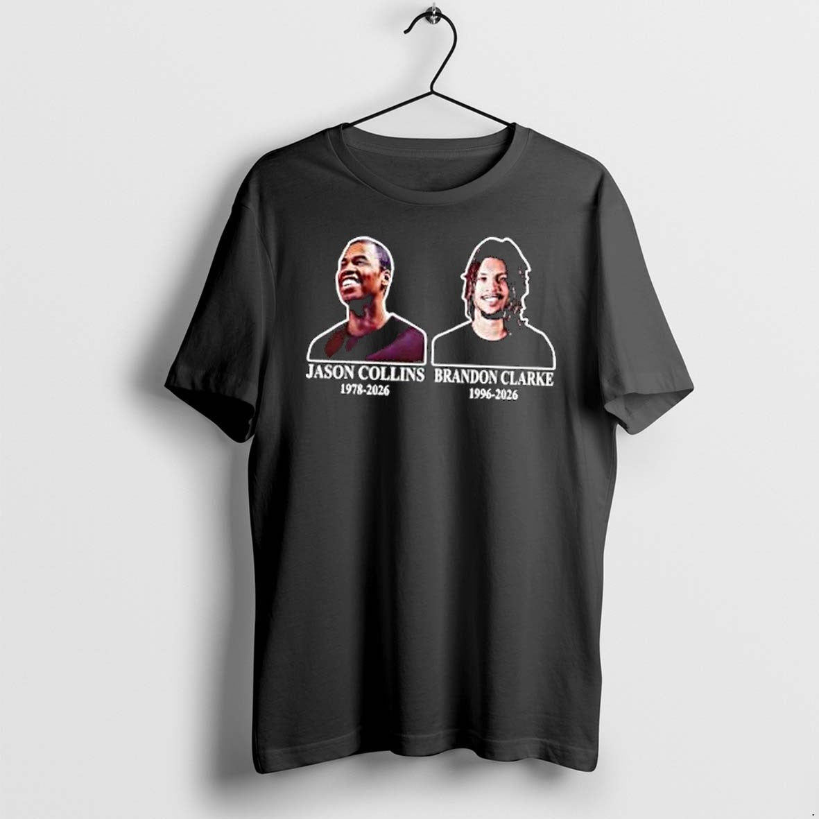 Original Jason Collins 1978 2026 And Brandon Clarke - Adult & Kids T-Shirts, Sweatshirts & Hoodies apparel design preview 1