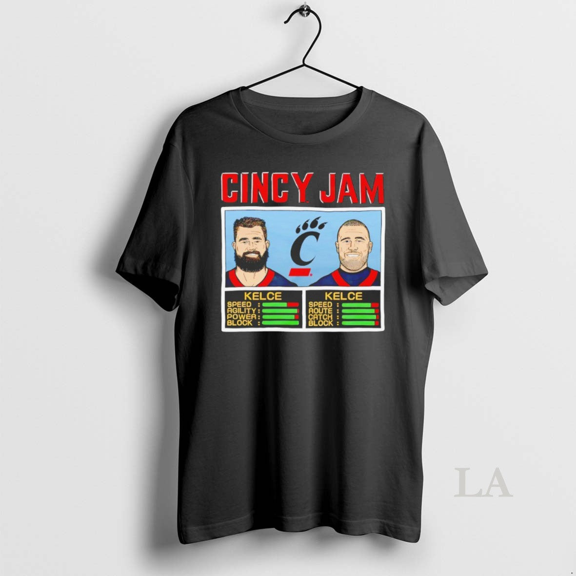 Original Jason Kelce And Travis Cincinnati Bearcats - Adult & Kids T-Shirts, Sweatshirts & Hoodies apparel design preview 1