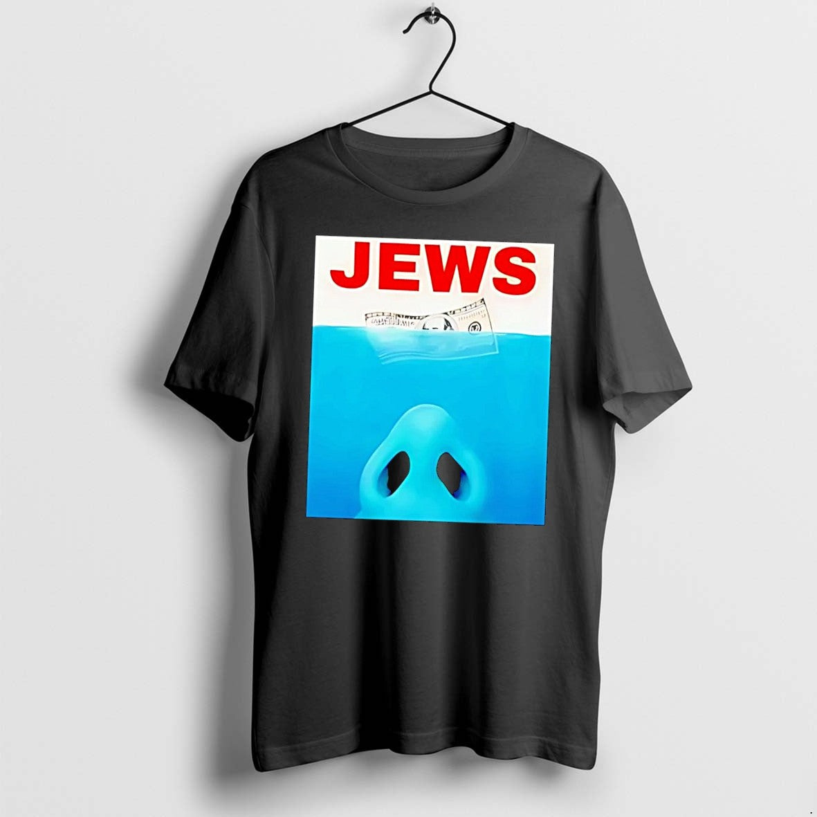 Original Jaws X Jews Dolar Black Jpg - Adult & Kids T-Shirts, Sweatshirts & Hoodies apparel design preview 1
