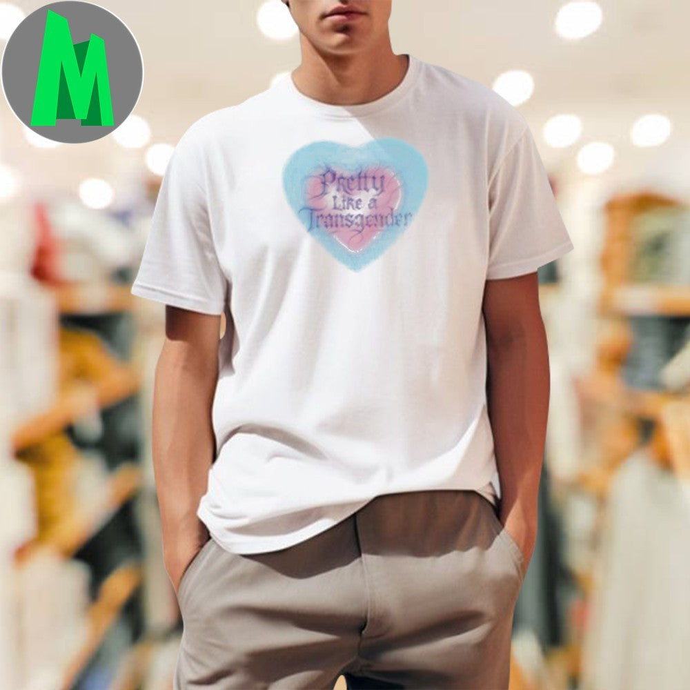 Original Jt Pride Pretty Like A Transgender - Adult & Kids T-Shirts, Sweatshirts & Hoodies apparel design preview 1
