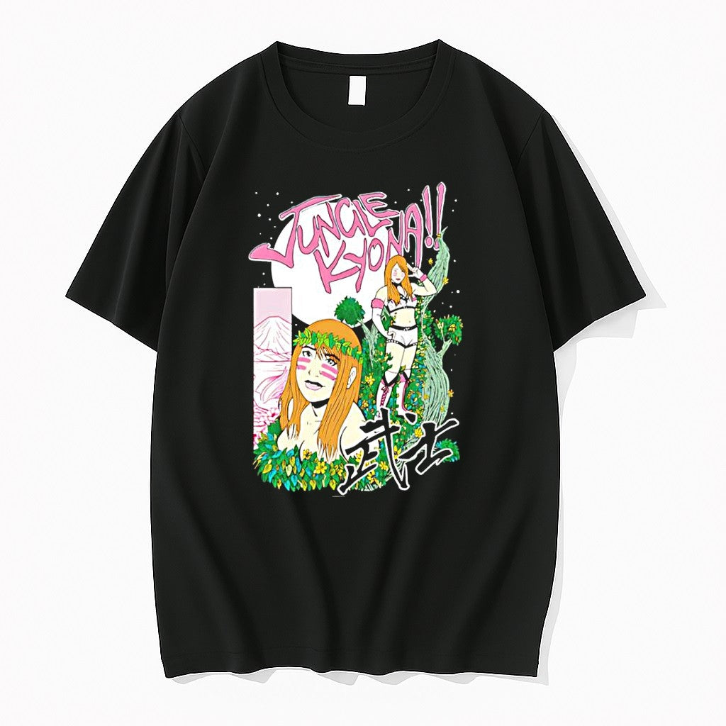 Original Jungle Kyona Bushi Warrior Pro Wrestling Jpg - Adult & Kids T-Shirts, Sweatshirts & Hoodies apparel design preview 1