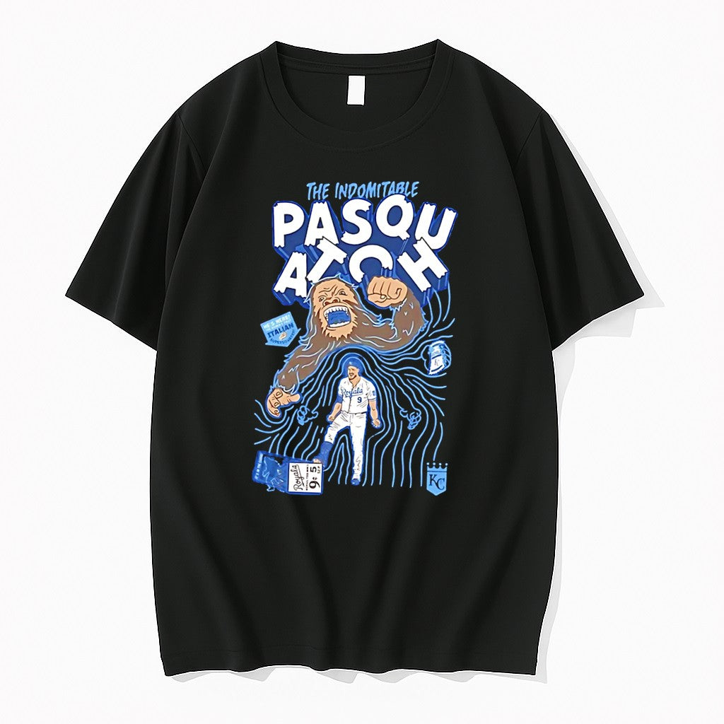 Original Kc Royals The Indomitable Pasquatch 2026 Jpg - Adult & Kids T-Shirts, Sweatshirts & Hoodies apparel design preview 1
