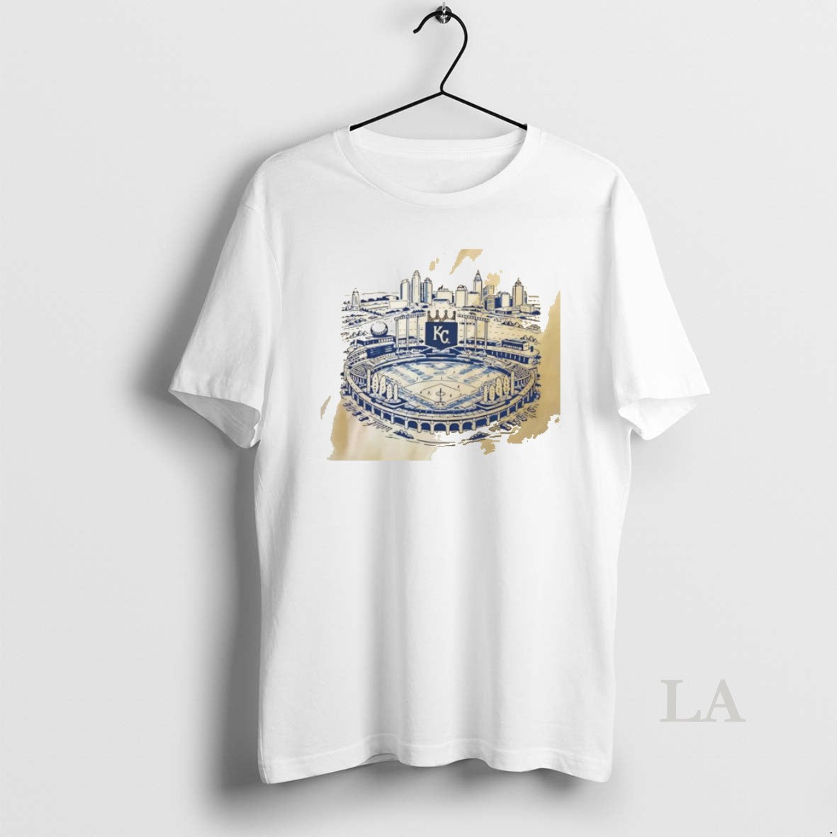 Original Kansas City Royals Kauffman Stadium - Adult & Kids T-Shirts, Sweatshirts & Hoodies apparel design preview 1