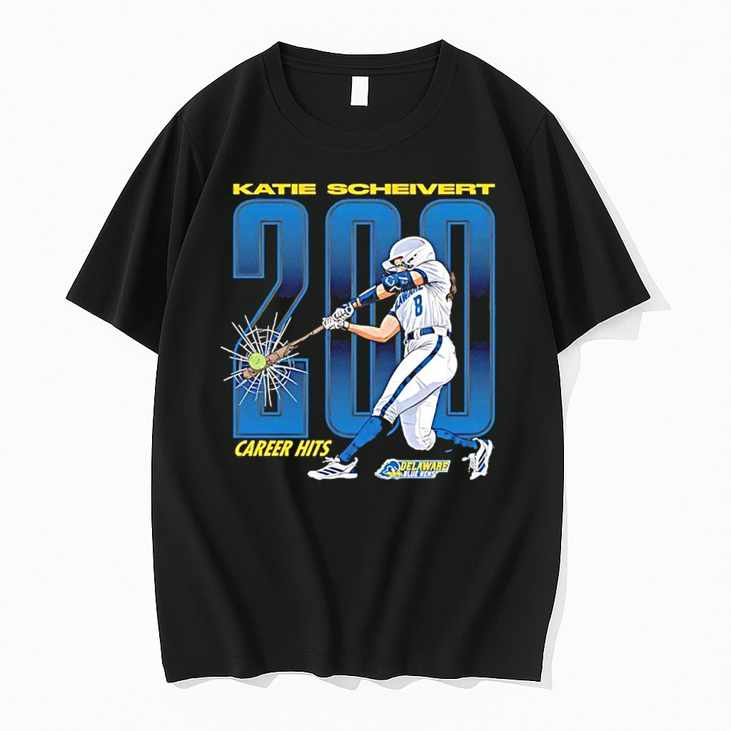 Original Katie Scheivert Delaware Ncaa Softball Jpg - Adult & Kids T-Shirts, Sweatshirts & Hoodies apparel design preview 1