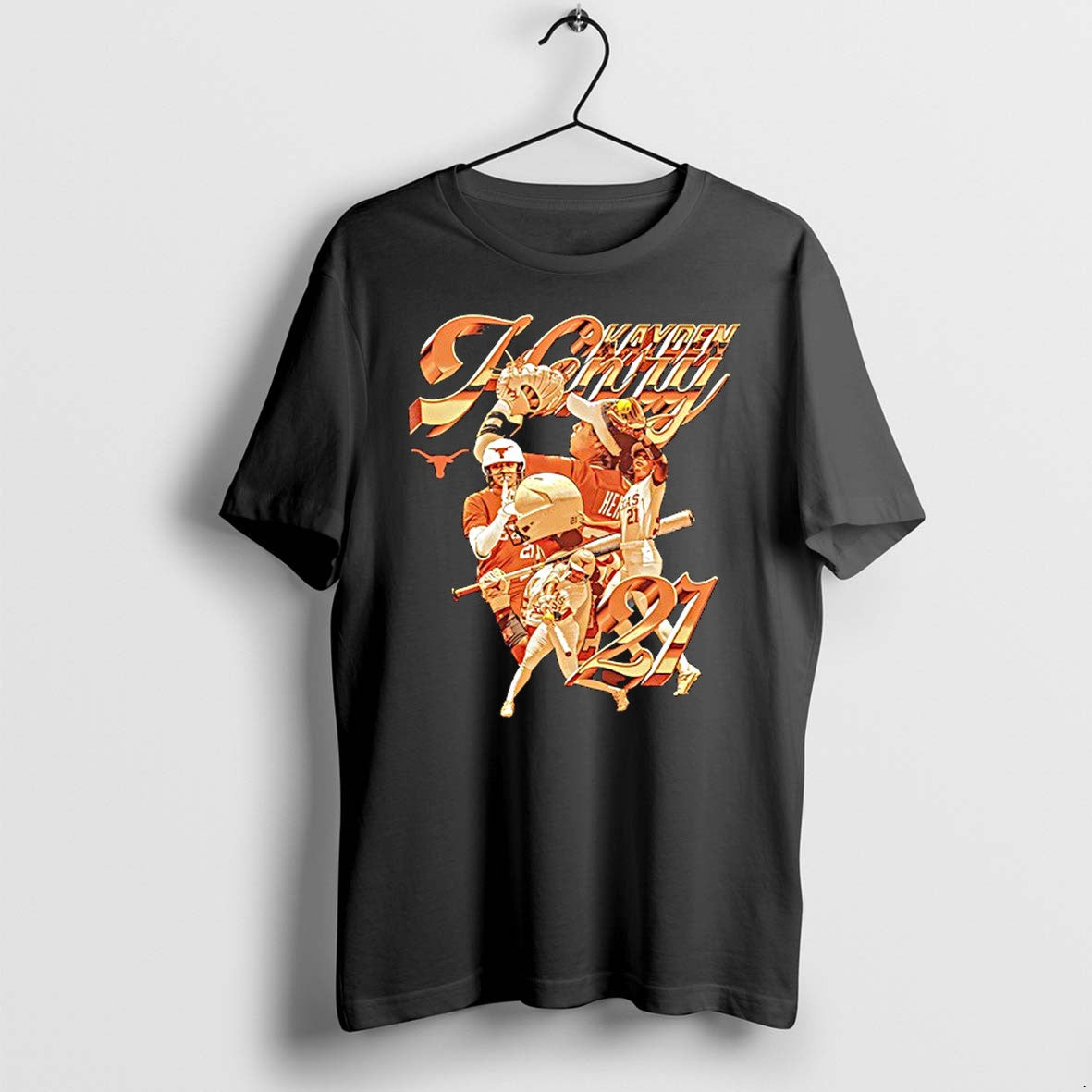 Original Kayden Henry Texas Longhorns Ncaa Softball - Adult & Kids T-Shirts, Sweatshirts & Hoodies apparel design preview 1