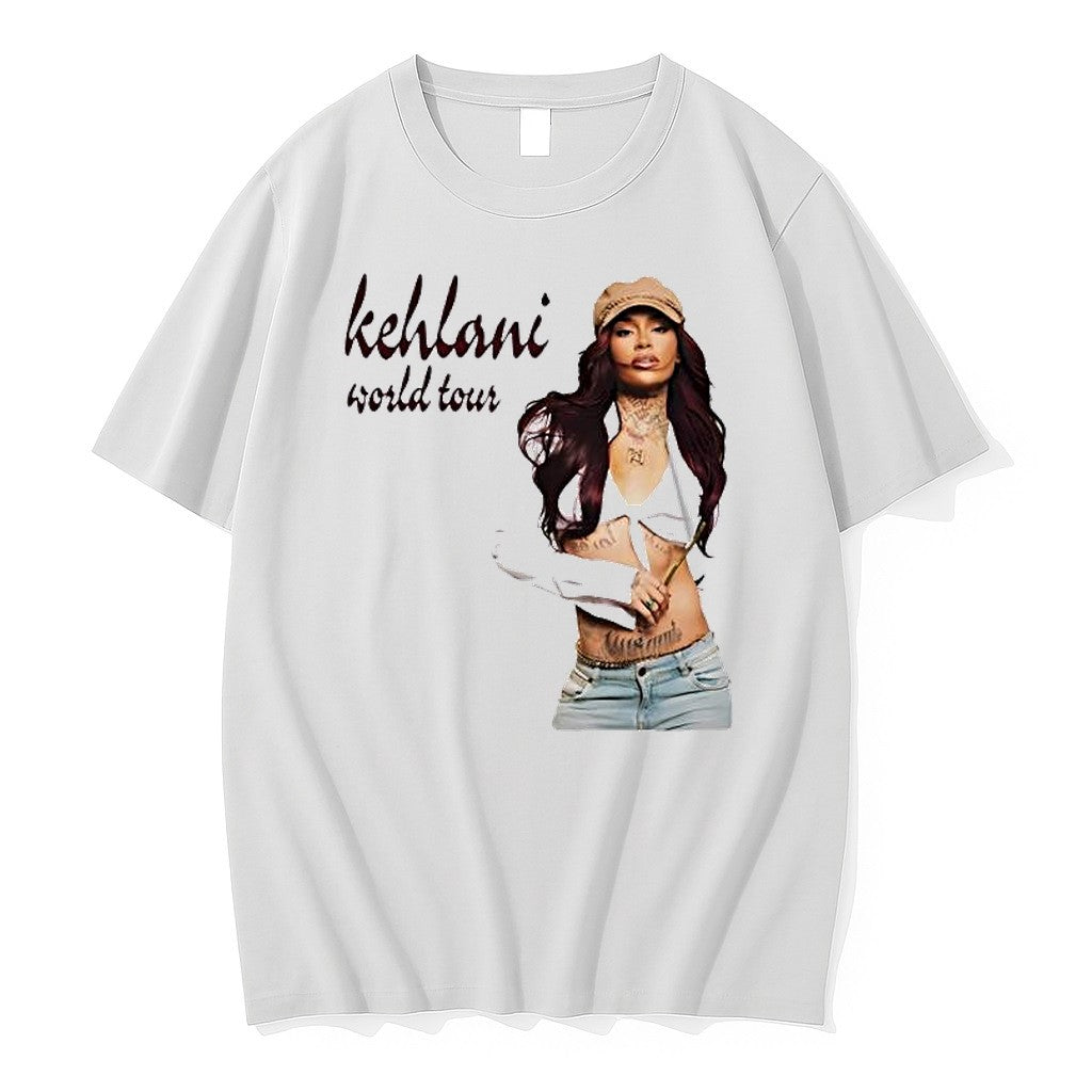Original Kehlani World Tour Portrait Graphic Jpg - Adult & Kids T-Shirts, Sweatshirts & Hoodies apparel design preview 1
