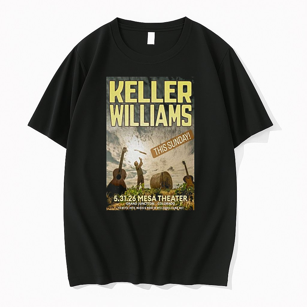 Original Keller Williams Winter Mesa Theater Tour May - Adult & Kids T-Shirts, Sweatshirts & Hoodies apparel design preview 1