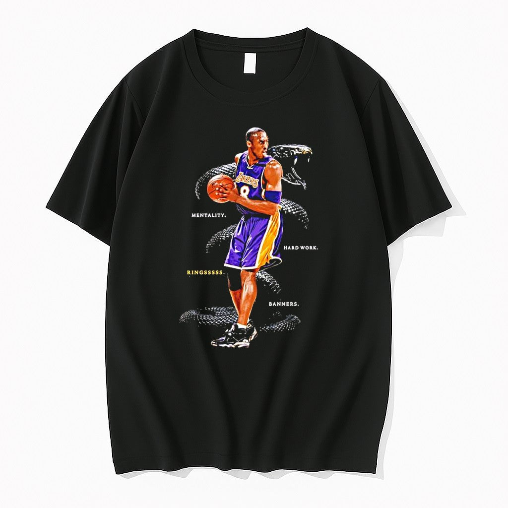 Original Kobe Bryant Black Mamba Mentality Hard Work - Adult & Kids T-Shirts, Sweatshirts & Hoodies apparel design preview 1