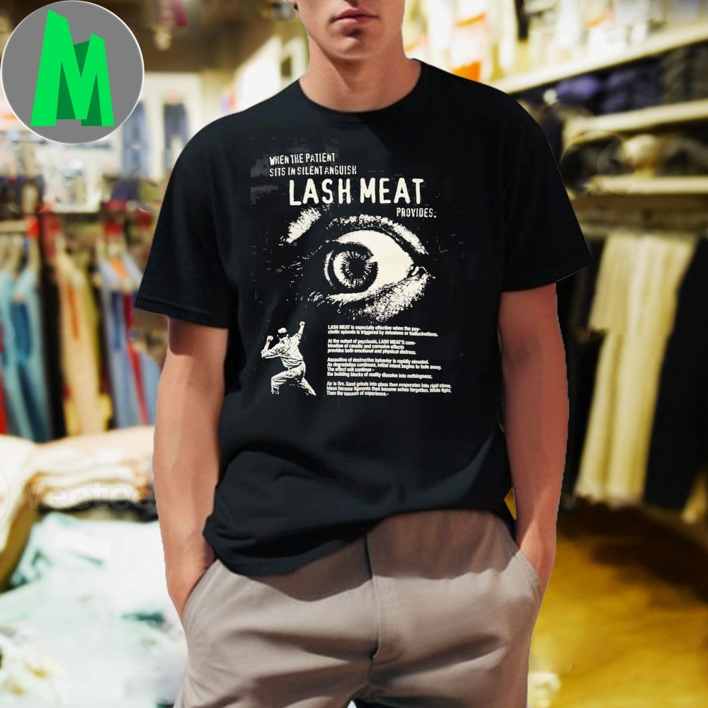 Original Lash Meat Provides Psychological Horror Eye - Adult & Kids T-Shirts, Sweatshirts & Hoodies apparel design preview 1