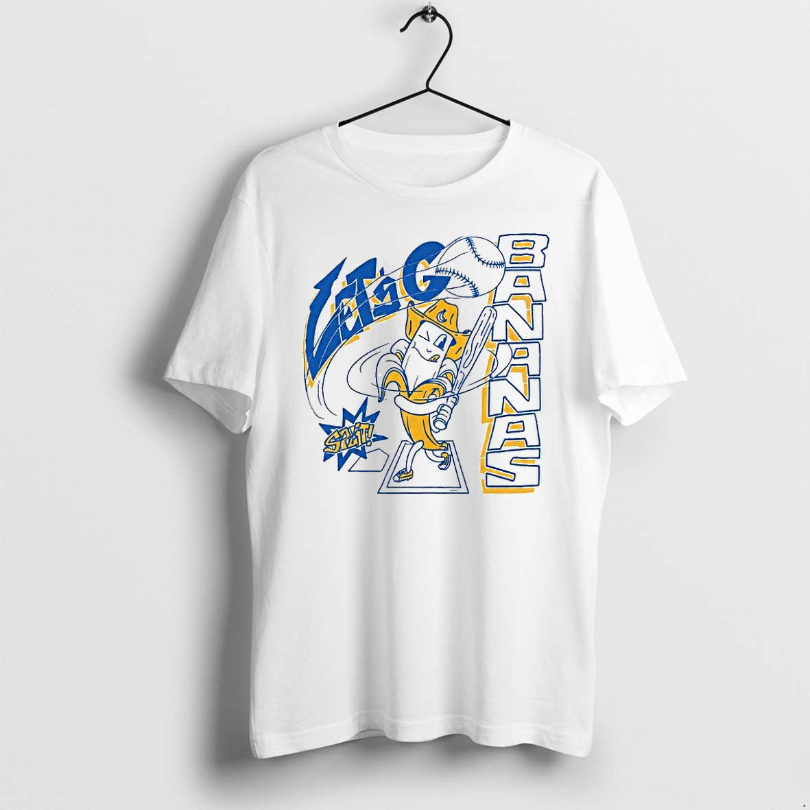 Original Lets Go Bananas Baseball 1 Jpg - Adult & Kids T-Shirts, Sweatshirts & Hoodies apparel design preview 1