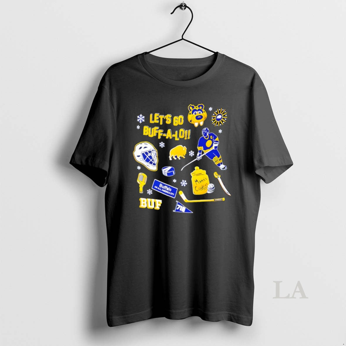 Original Lets Go Buff A Lo Mamas Cookies Buffalo - Adult & Kids T-Shirts, Sweatshirts & Hoodies apparel design preview 1