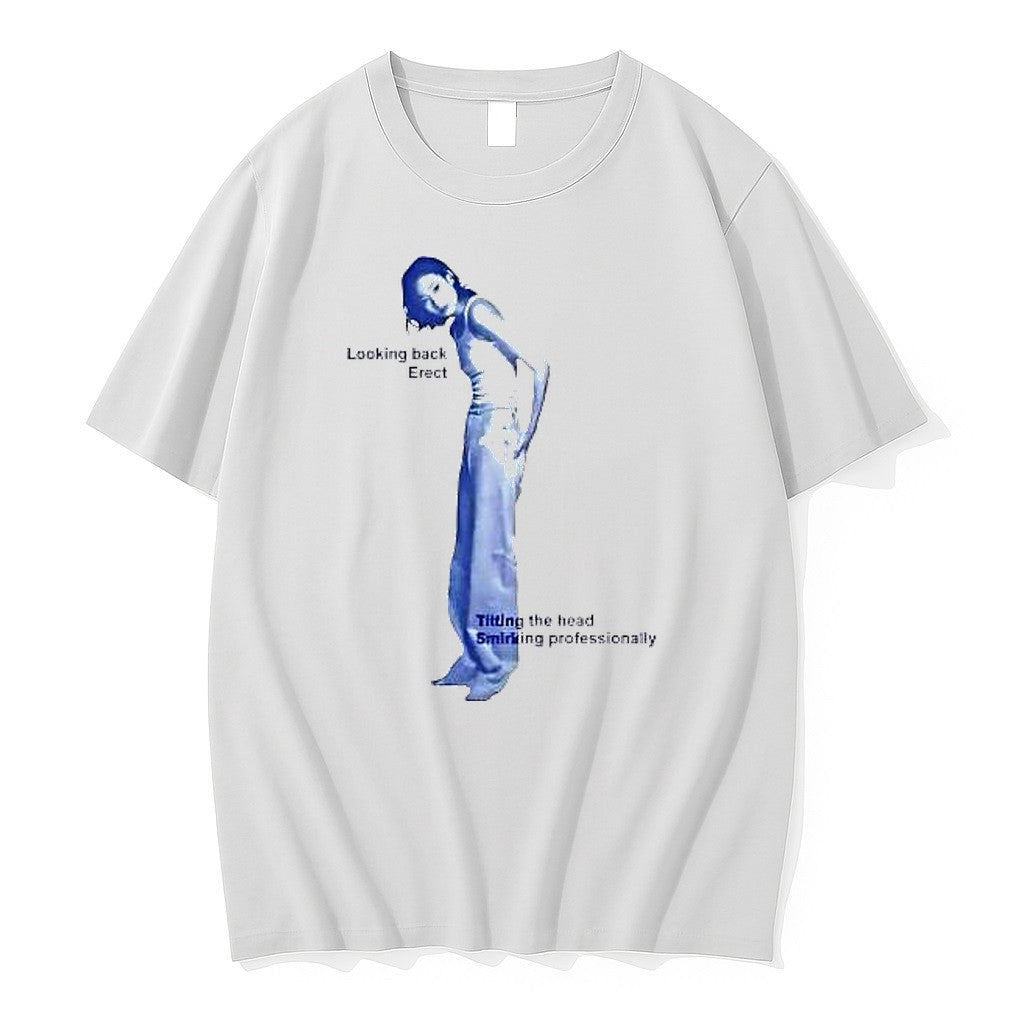 Original Looking Back Erect Titting The Head Smirking - Adult & Kids T-Shirts, Sweatshirts & Hoodies apparel design preview 1
