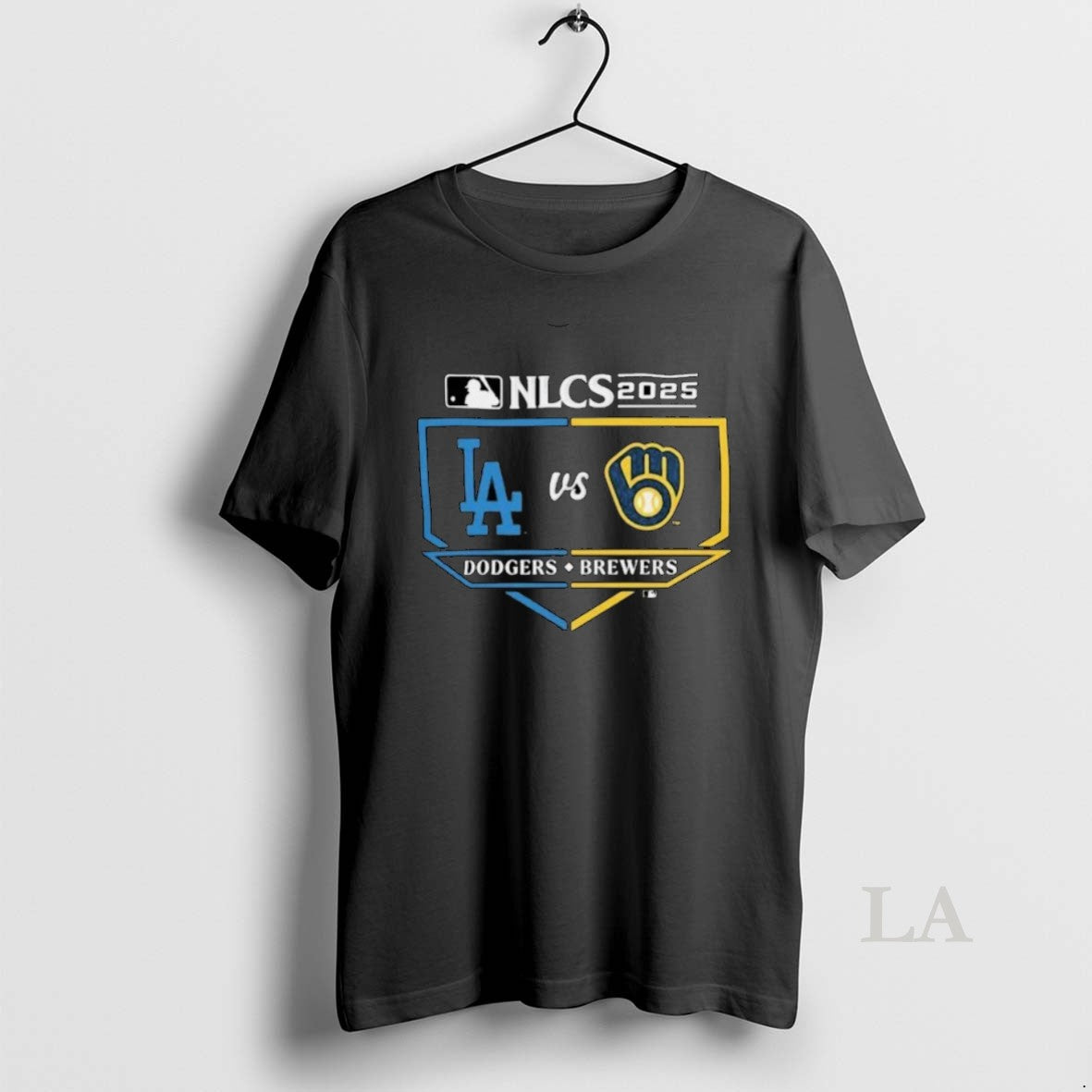 Original Los Angeles Dodgers Vs Milwaukee Brewers - Adult & Kids T-Shirts, Sweatshirts & Hoodies apparel design preview 1