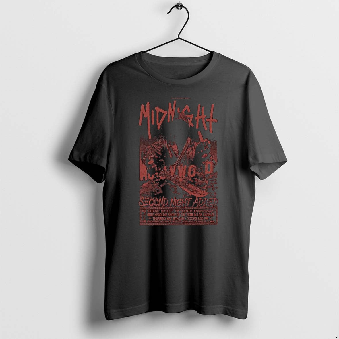 Original Midnight Band May 28 2026 Hollywood - Adult & Kids T-Shirts, Sweatshirts & Hoodies apparel design preview 1