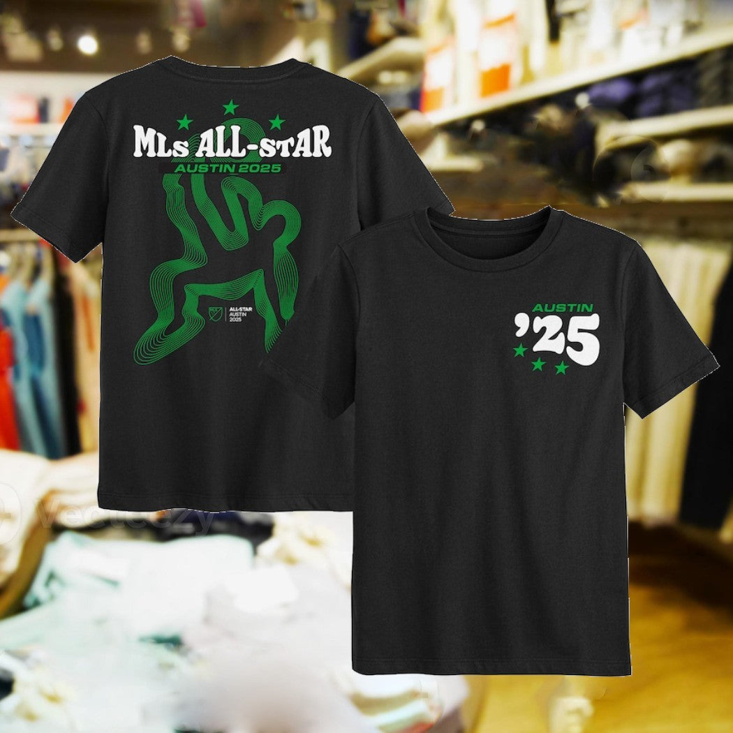 Original MLS All-Star Game Austin 2025 Bicycle Kick - Adult & Kids T-Shirts, Sweatshirts & Hoodies apparel design preview 1