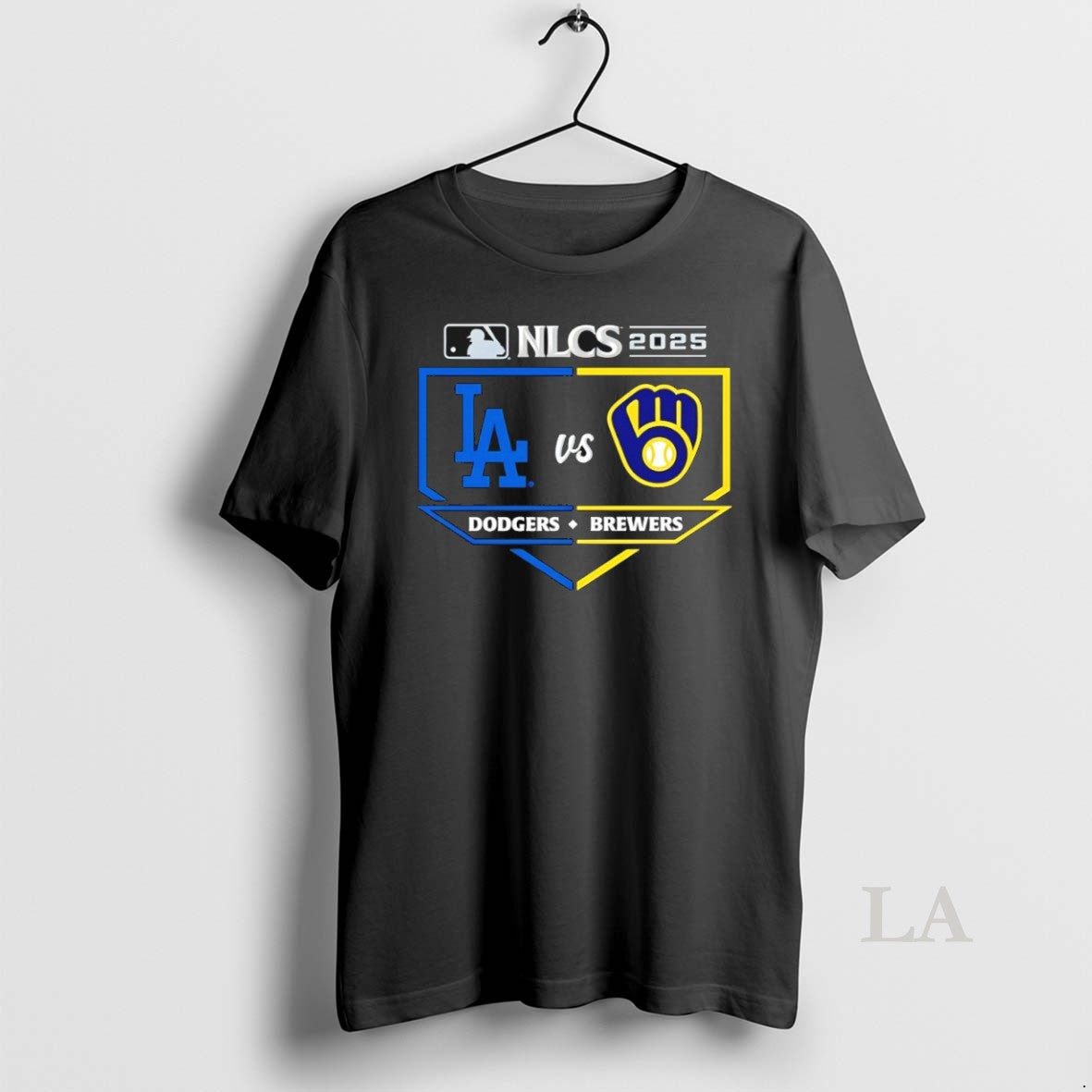Original Milwaukee Brewers Vs Los Angeles Dodgers - Adult & Kids T-Shirts, Sweatshirts & Hoodies apparel design preview 1