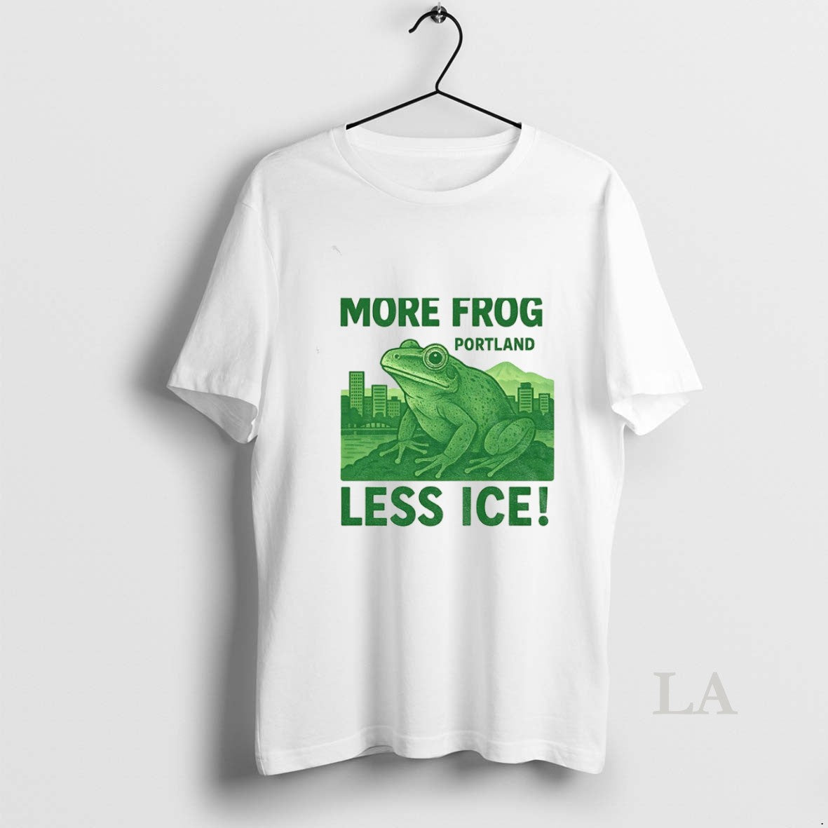 Original More Frog Portland Less Ice I Stand With - Adult & Kids T-Shirts, Sweatshirts & Hoodies apparel design preview 1
