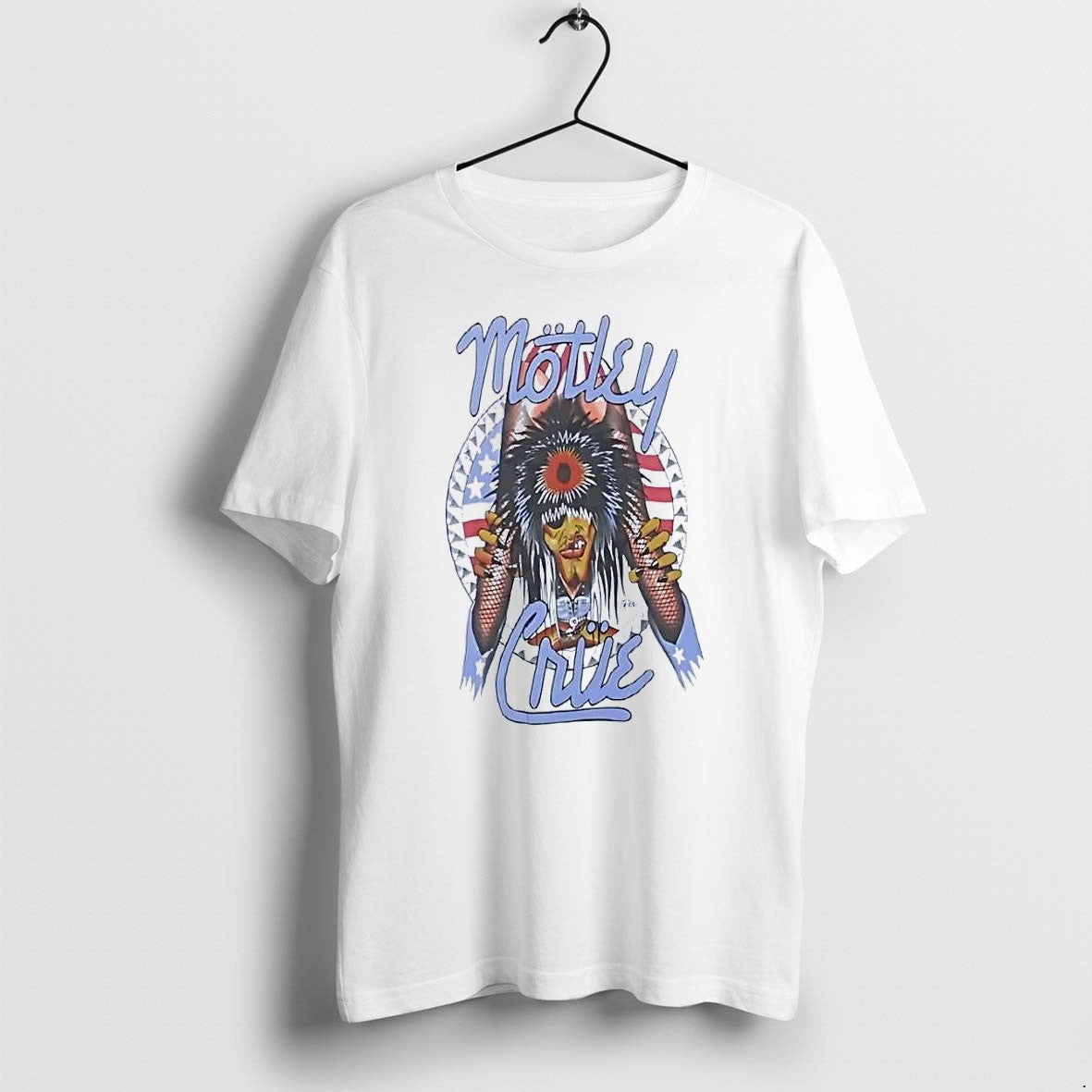 Original Motley Crue Tyler America Copyright 1989 Inc - Adult & Kids T-Shirts, Sweatshirts & Hoodies apparel design preview 1