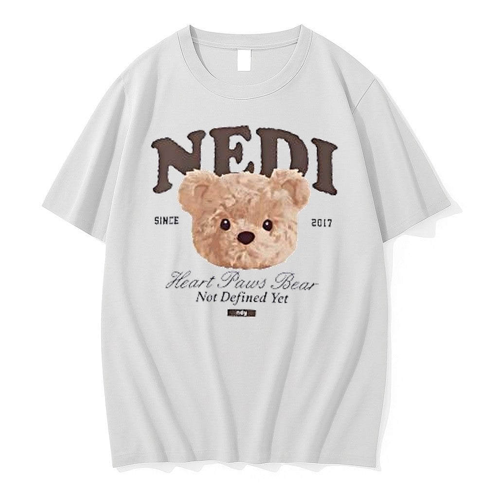 Original Nedi Since 2017 Heart Paws Bear Not Defined - Adult & Kids T-Shirts, Sweatshirts & Hoodies apparel design preview 1