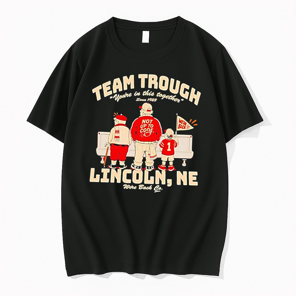 Original Nebraska Cornhuskers Football Team Trough - Adult & Kids T-Shirts, Sweatshirts & Hoodies apparel design preview 1