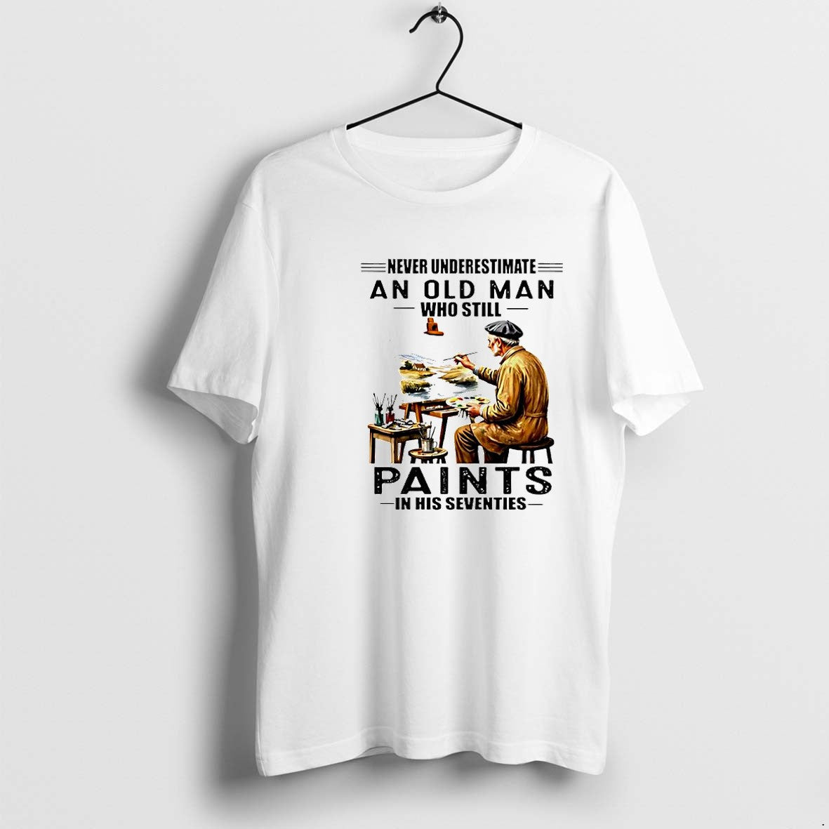 Original Never Underestimate An Old Man Who Still - Adult & Kids T-Shirts, Sweatshirts & Hoodies apparel design preview 1