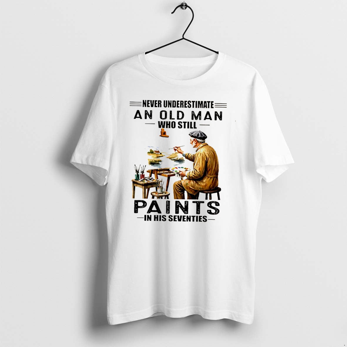 Original Never Underestimate An Old Man Who Still - Adult & Kids T-Shirts, Sweatshirts & Hoodies apparel design preview 1