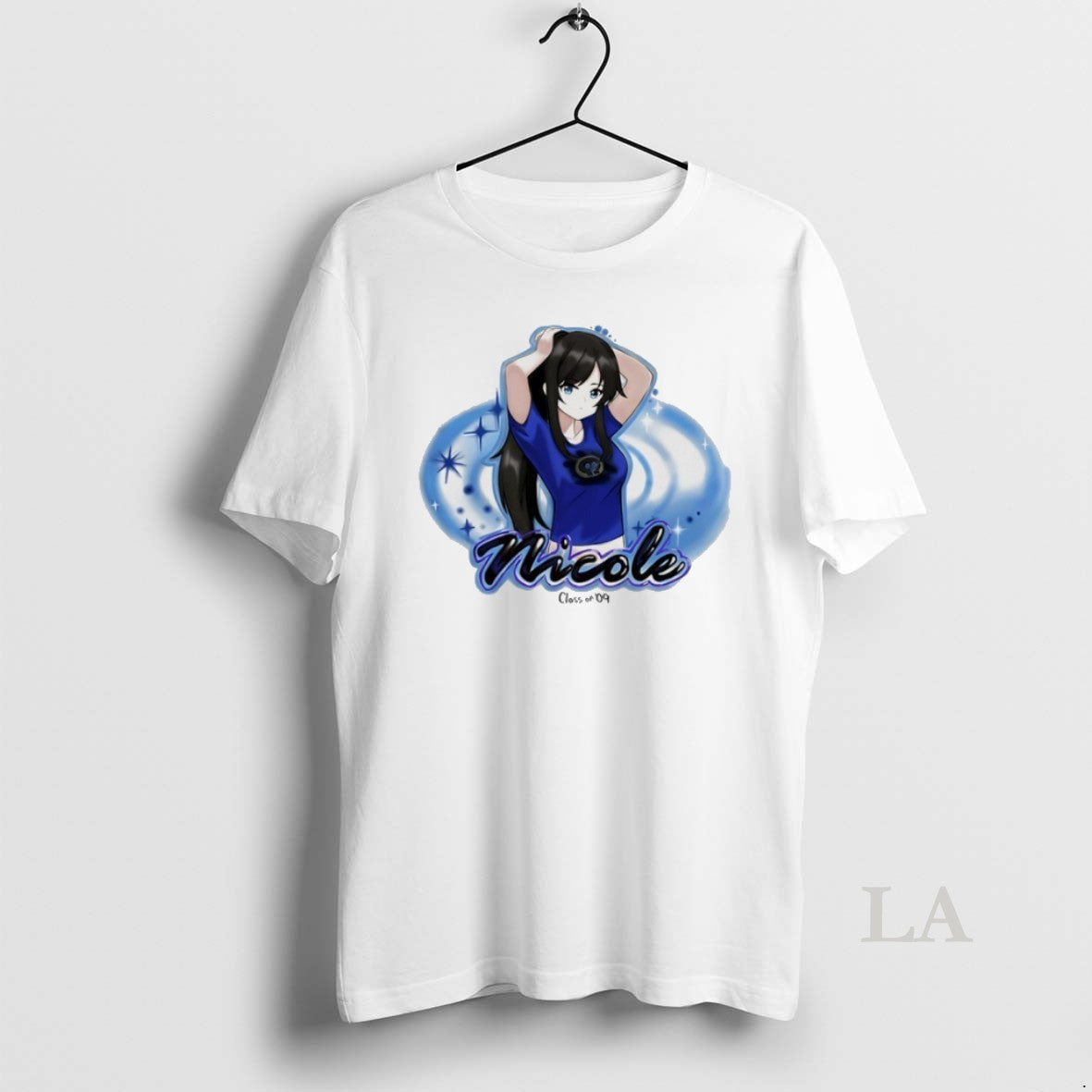 Original Nicole Class Of 09 Airbrushed - Adult & Kids T-Shirts, Sweatshirts & Hoodies apparel design preview 1