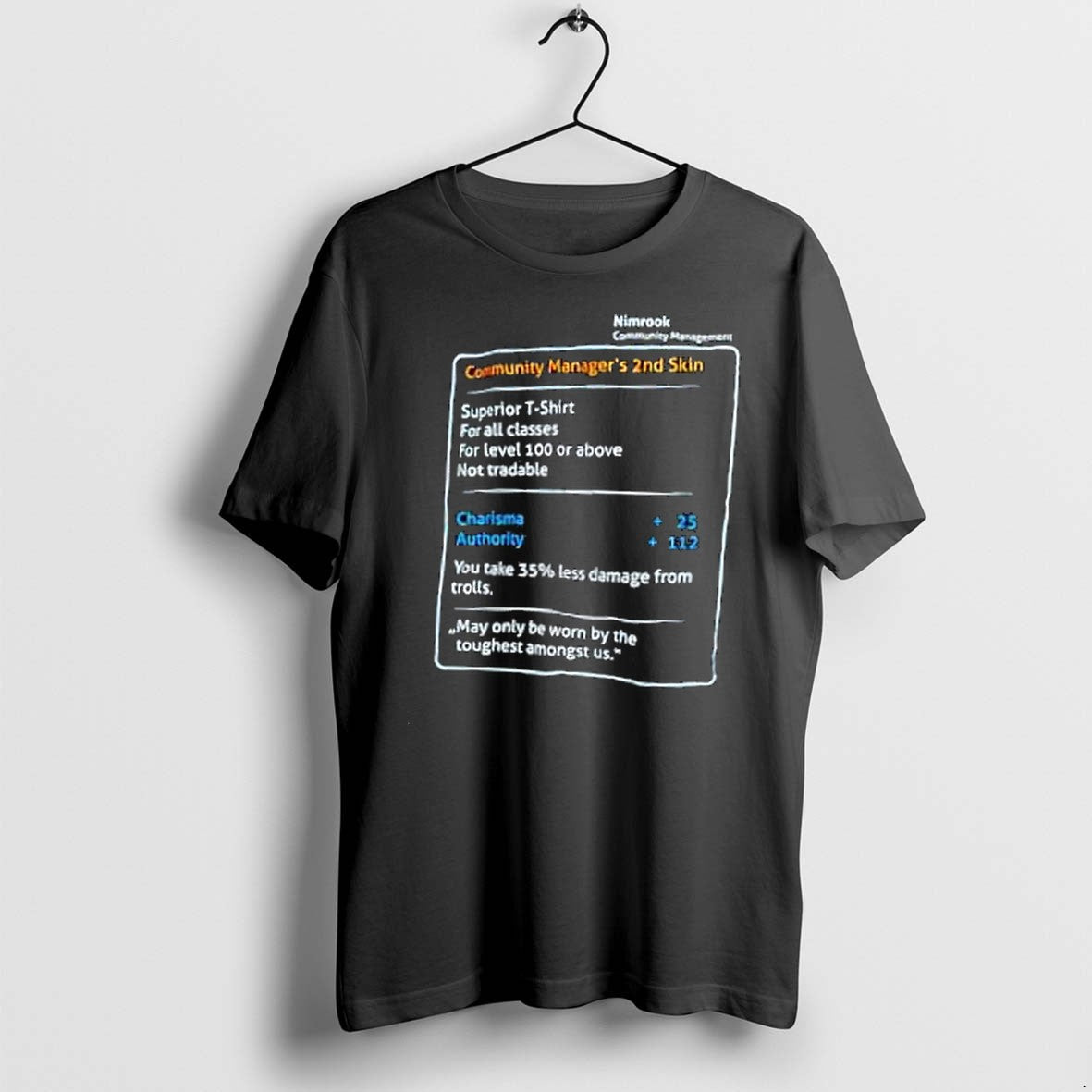 Original Nimrook Community Managers 2nd Skin Jpg - Adult & Kids T-Shirts, Sweatshirts & Hoodies apparel design preview 1