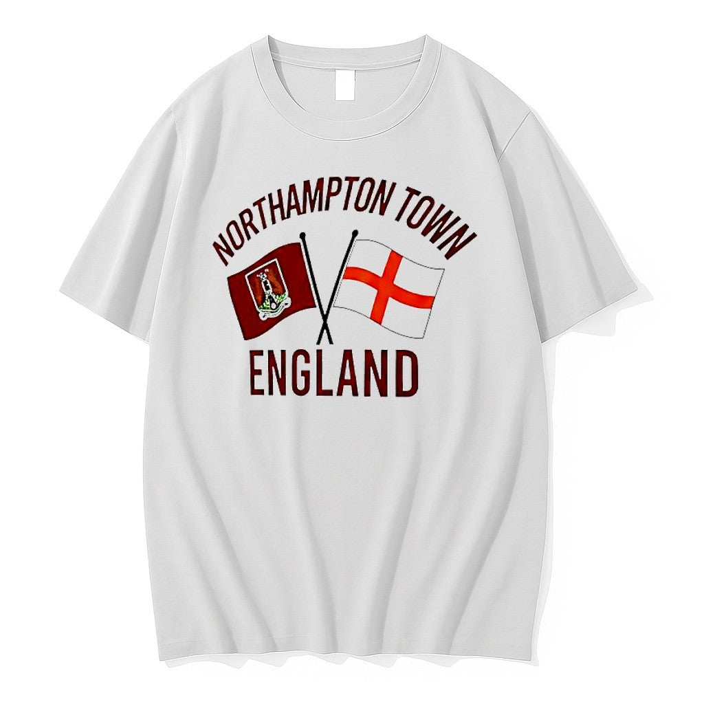 Original Northampton Town England Flags Football Jpg - Adult & Kids T-Shirts, Sweatshirts & Hoodies apparel design preview 1