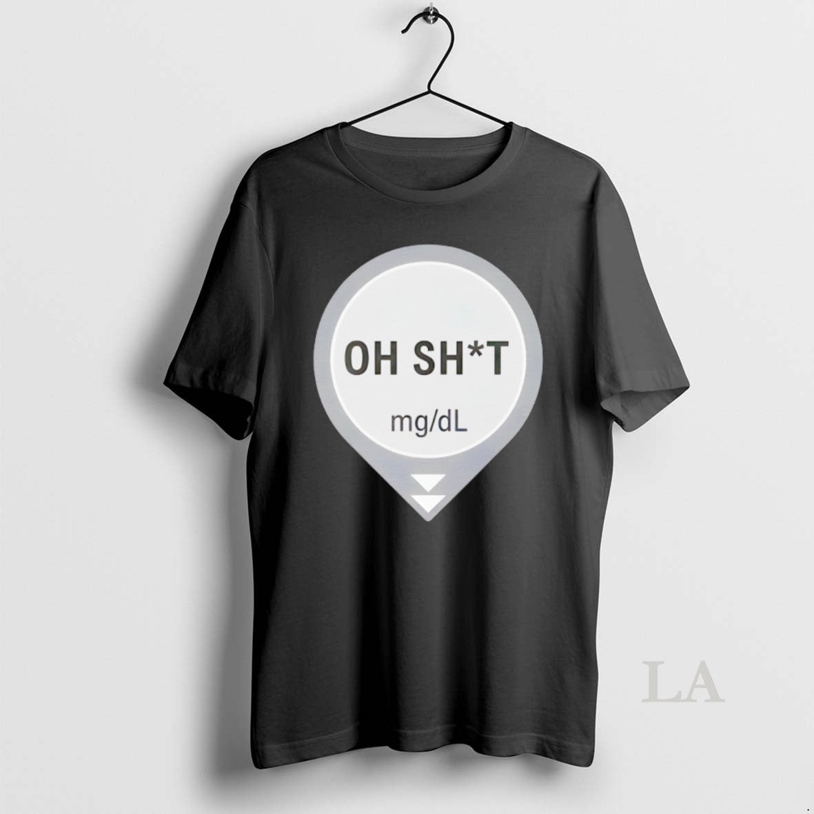 Original Oh Shit Mg Dl Dexcom Type One Diabetes - Adult & Kids T-Shirts, Sweatshirts & Hoodies apparel design preview 1