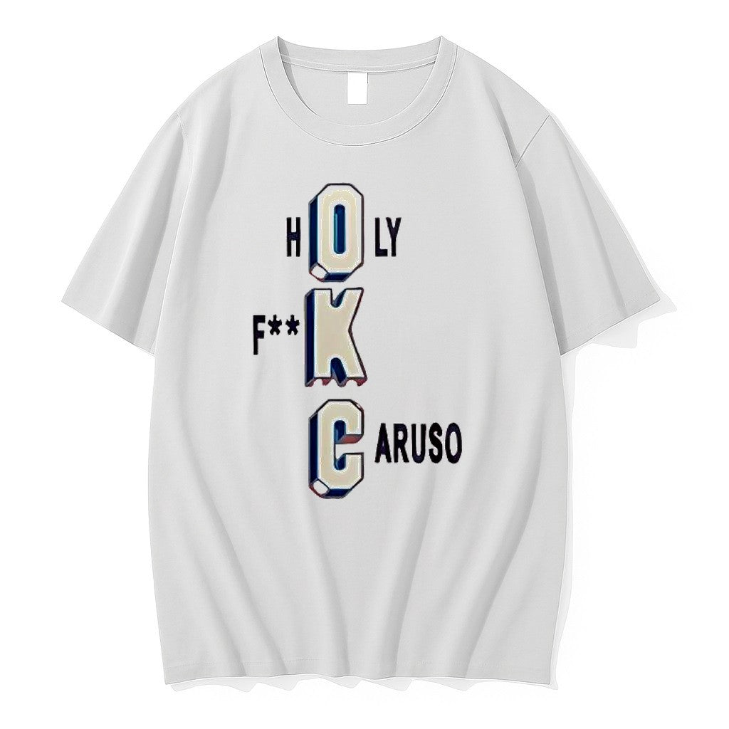 Original Oklahoma City Thunder Holy Fk Caruso Jpg - Adult & Kids T-Shirts, Sweatshirts & Hoodies apparel design preview 1