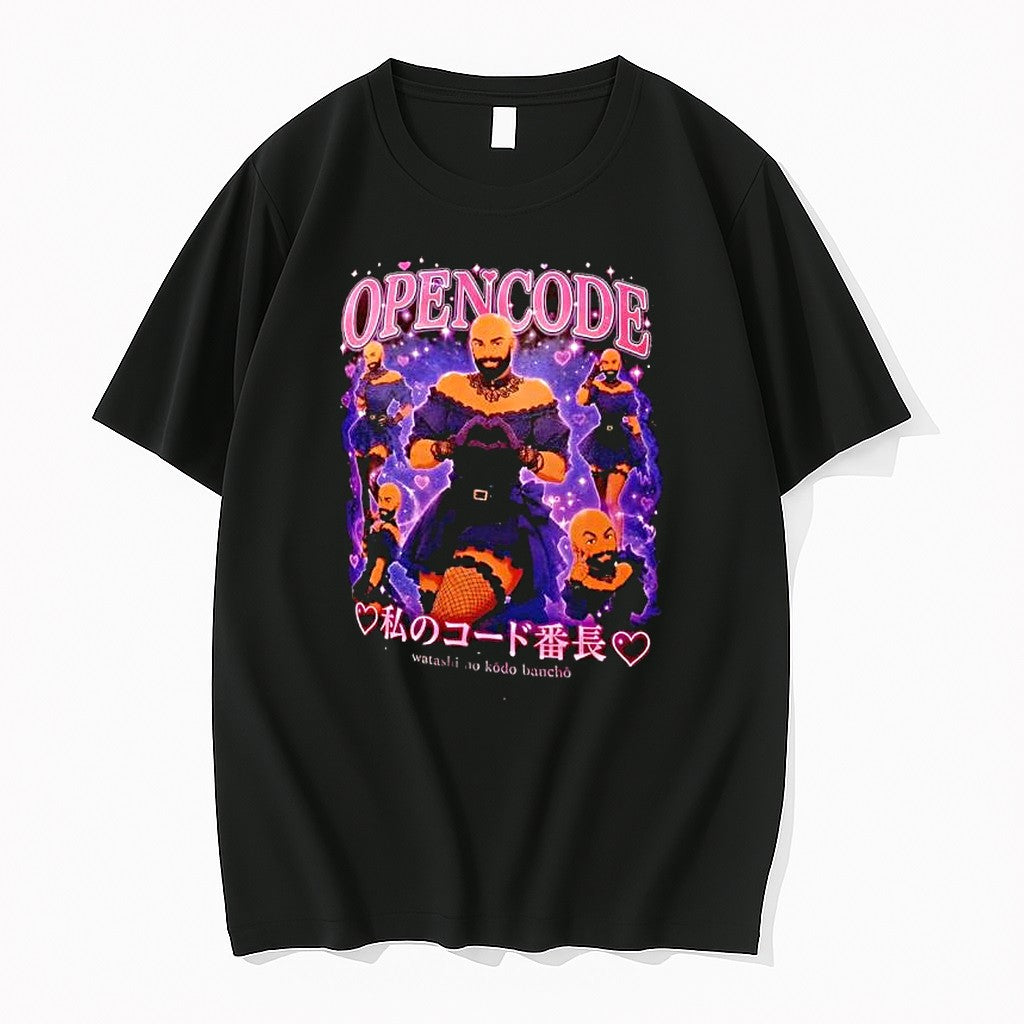 Original Opencode Watashi No Kodo Bancho Jpg - Adult & Kids T-Shirts, Sweatshirts & Hoodies apparel design preview 1